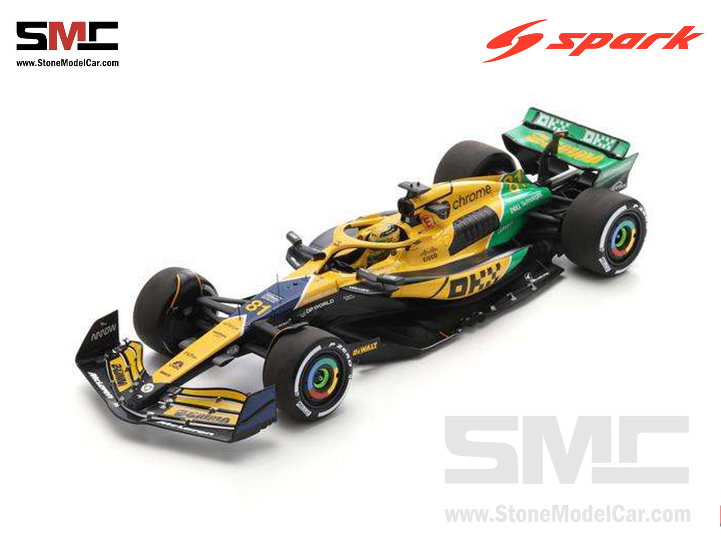 [Pre-Order] McLaren F1 MCL38 #81 Oscar Piastri 2nd Monaco GP 2024 Special Livery 1:18 Spark 18S998