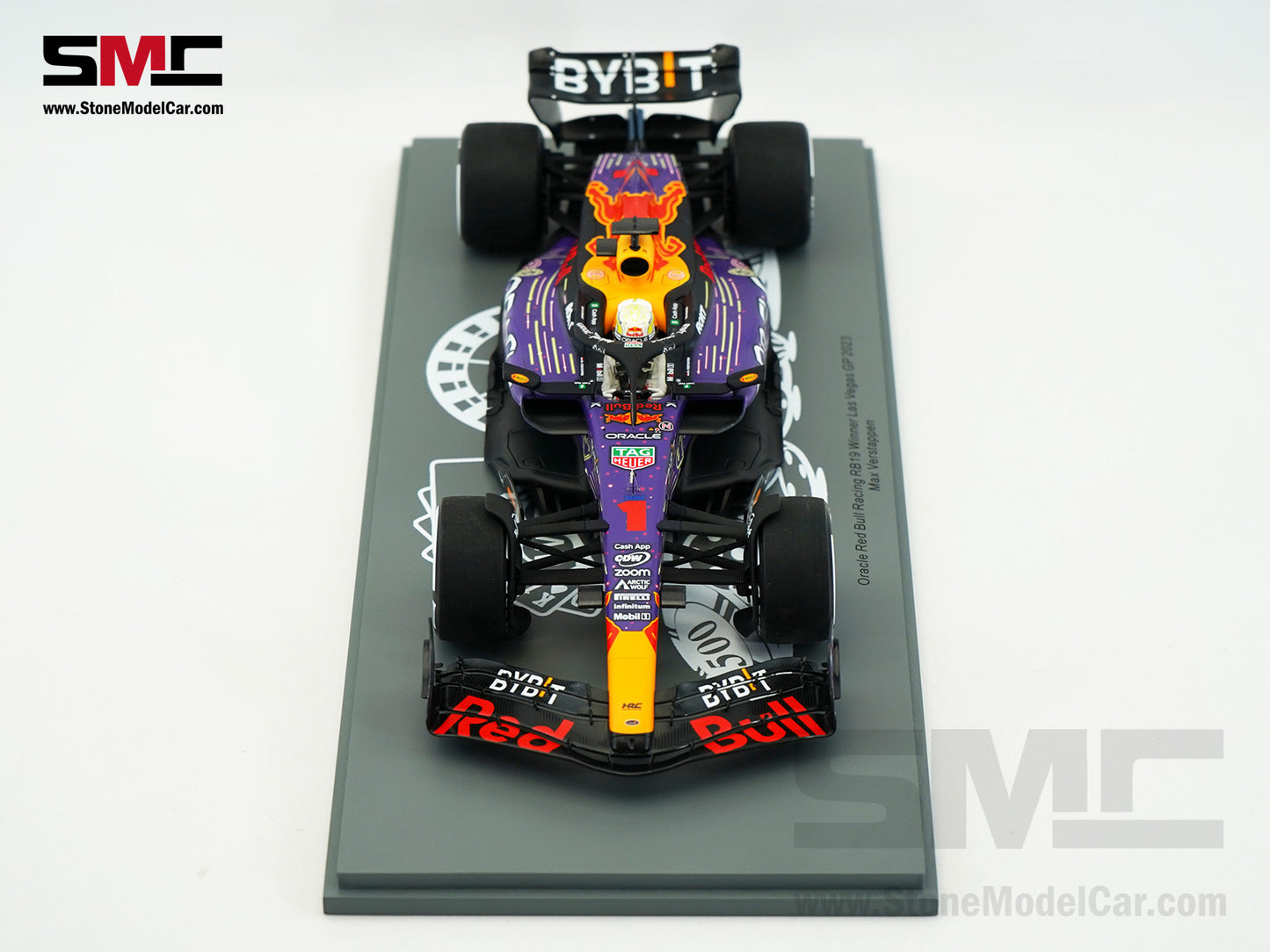 Red Bull F1 RB19 #1 Max Verstappen Winner US Las Vegas GP 2023 World Champion Spark 1:18 18S972
