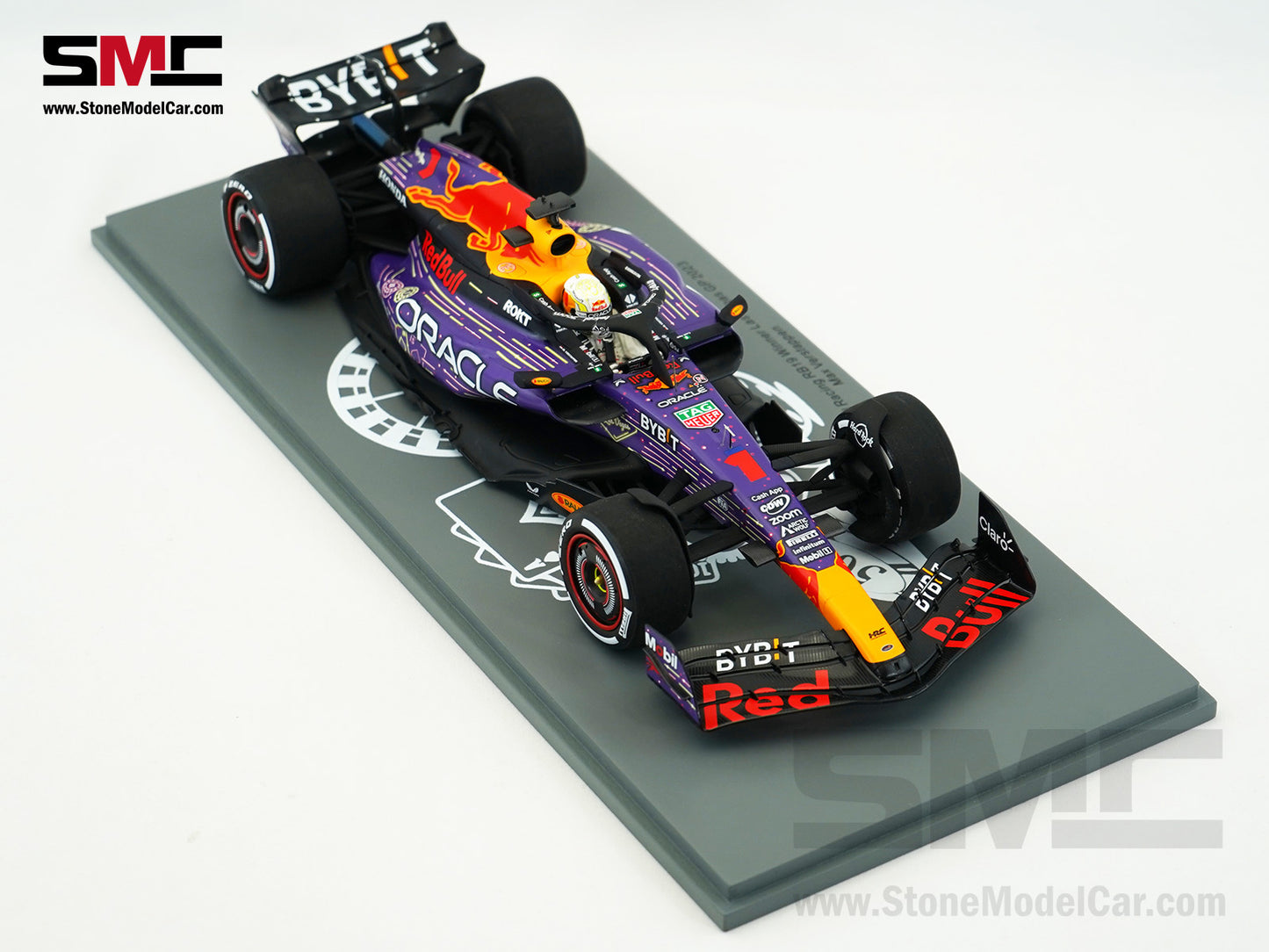 Red Bull F1 RB19 #1 Max Verstappen Winner US Las Vegas GP 2023 World Champion Spark 1:18 18S972