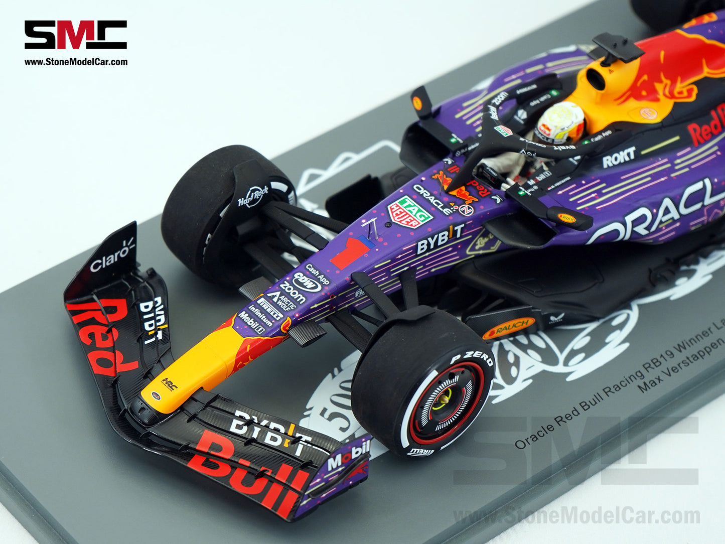 Red Bull F1 RB19 #1 Max Verstappen Winner US Las Vegas GP 2023 World Champion Spark 1:18 18S972