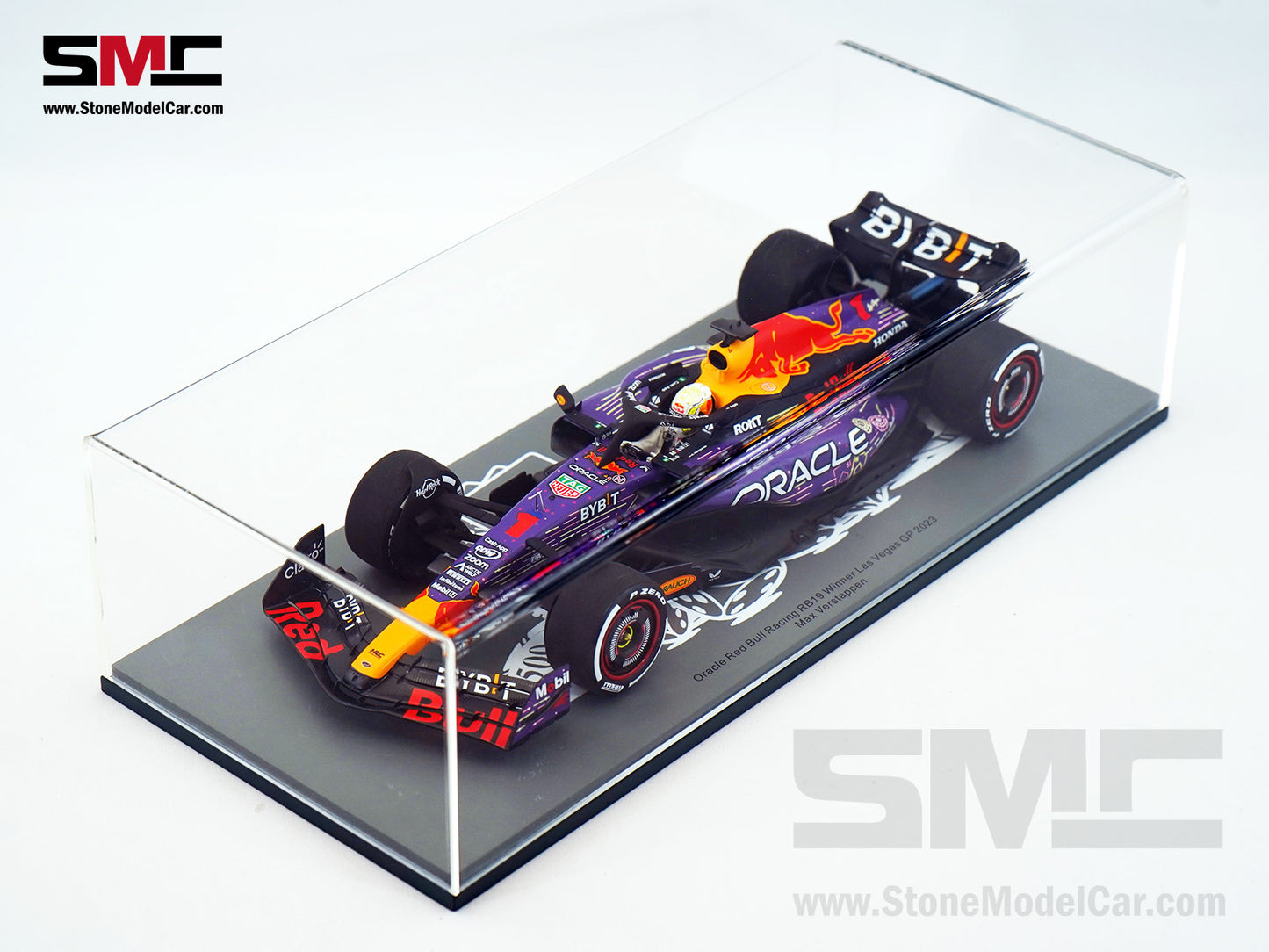 Red Bull F1 RB19 #1 Max Verstappen Winner US Las Vegas GP 2023 World Champion Spark 1:18 18S972