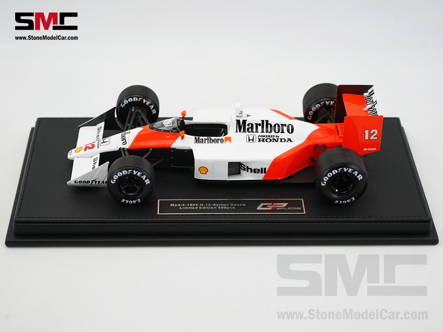 Mclaren MP4/4 #12 Ayrton Senna 1988 F1 World Champion 1:18 GP REPLICAS with Decal
