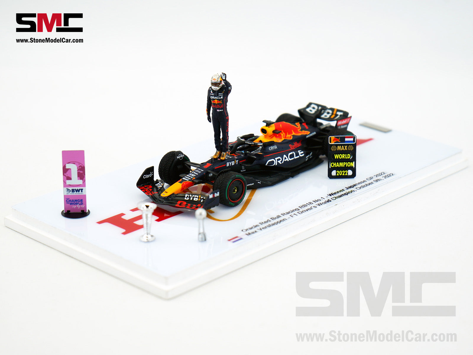 Red Bull F1 RB18 #1 Max Verstappen Japan GP Winner 2022 World