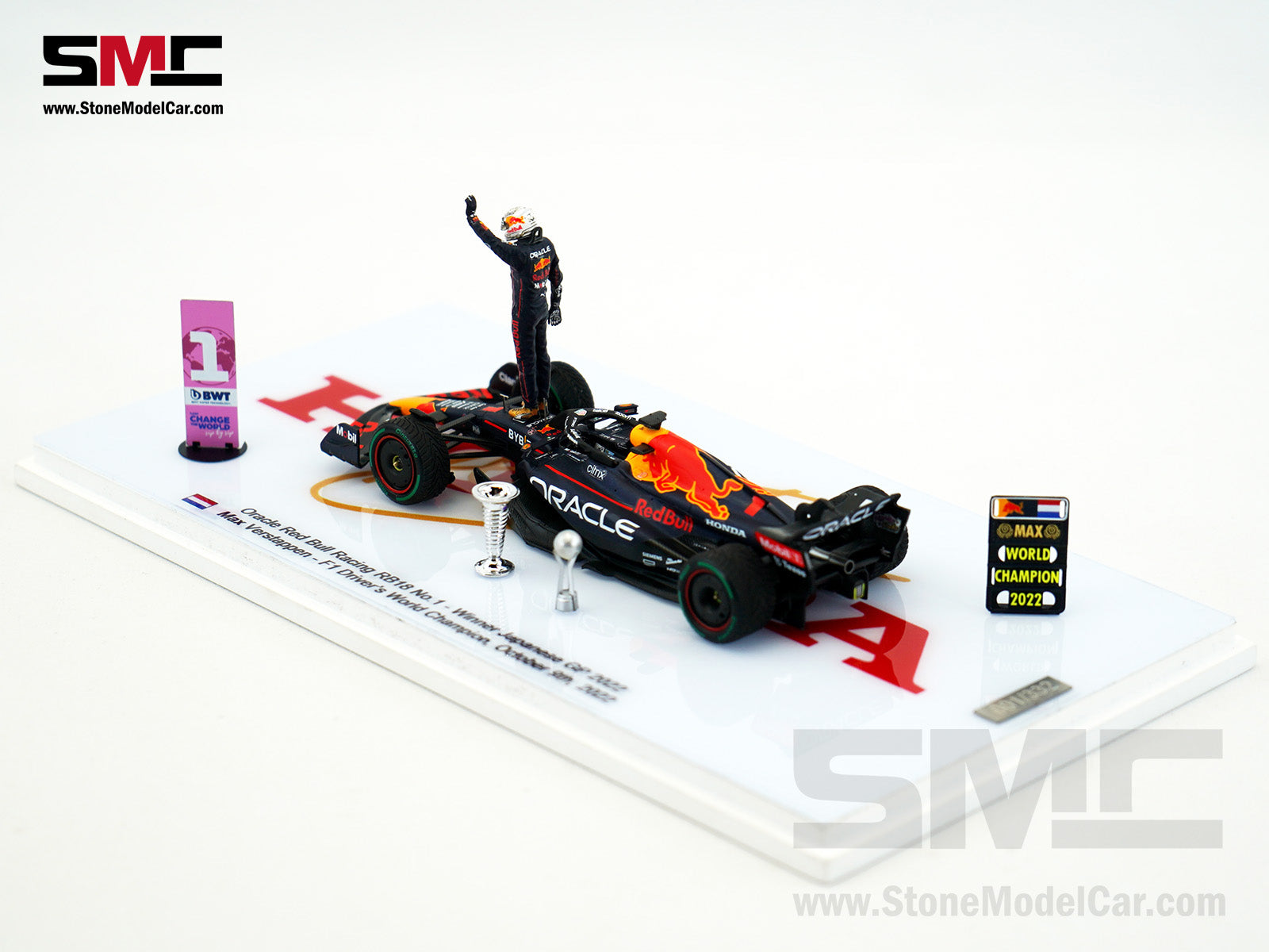 Red Bull F1 RB18 #1 Max Verstappen Japan GP Winner 2022 World