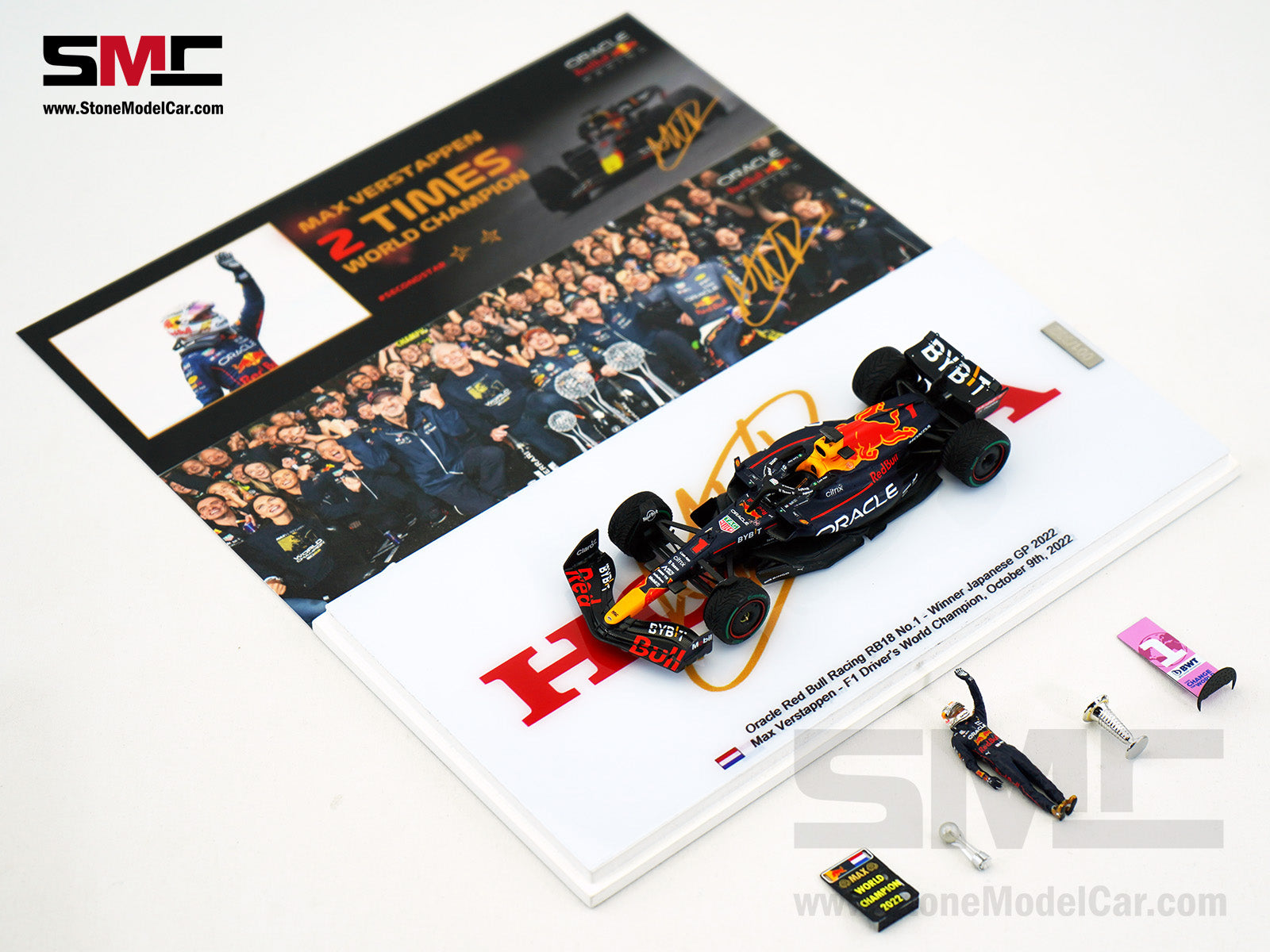 Red Bull F1 RB18 #1 Max Verstappen Japan GP Winner 2022 World