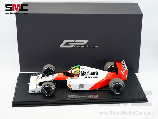 Mclaren F1 MP4/6 #1 Ayrton Senna Brazil GP 1991 World Champion with Driver 1:12 GP REPLICAS with Decal