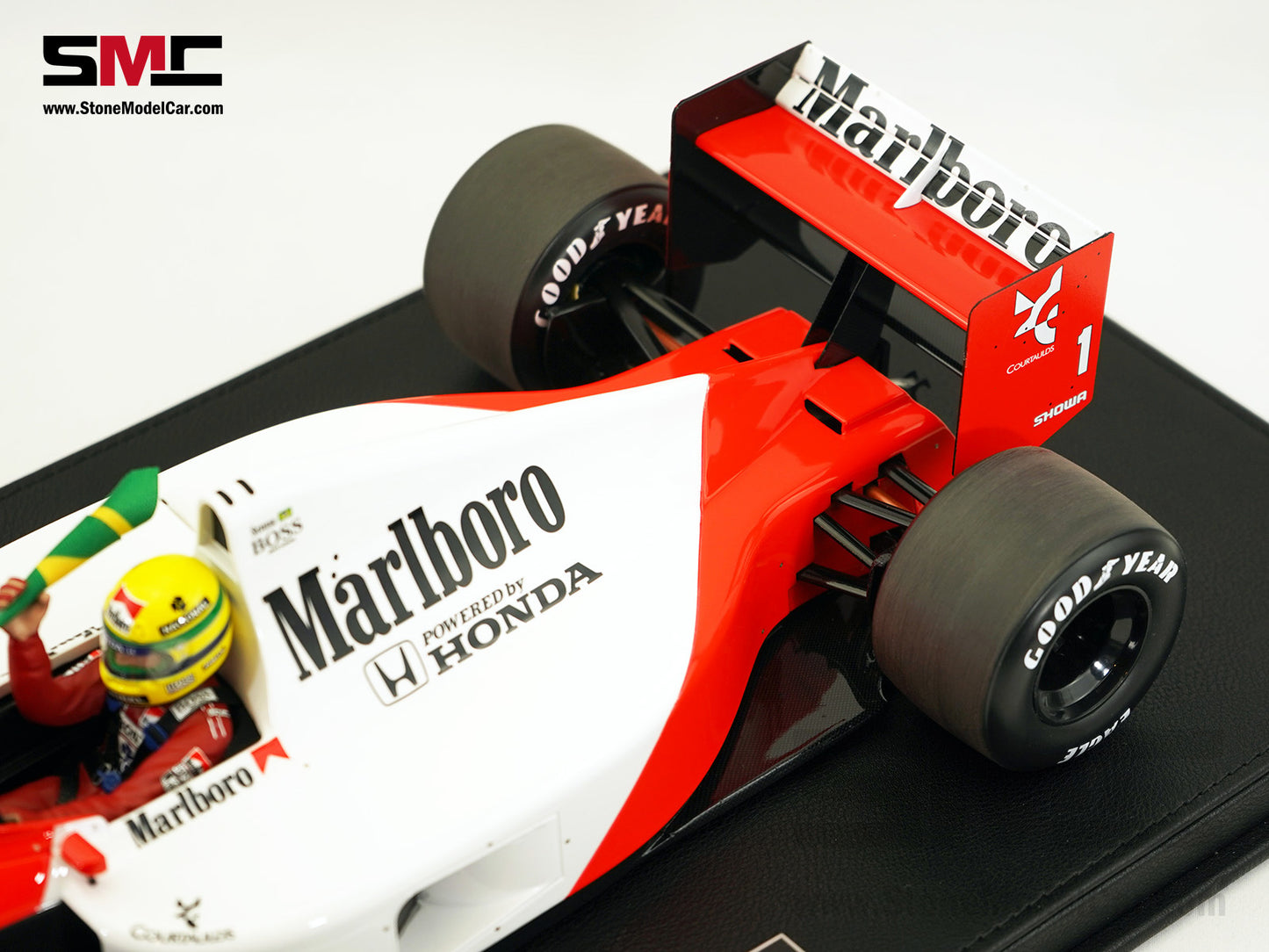 Mclaren F1 MP4/6 #1 Ayrton Senna Brazil GP 1991 World Champion with Driver 1:12 GP REPLICAS with Decal