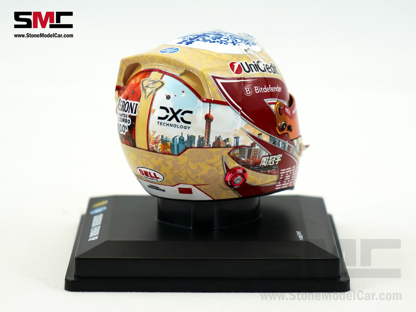 Ferrari HP F1 SF-25 #24 Zhou Guanyu Season 2025 Looksmart 1:5 BELL Helmet