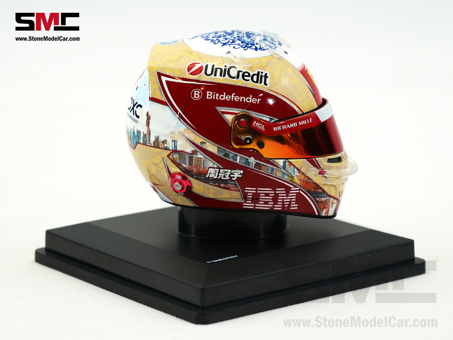 Ferrari HP F1 SF-25 #24 Zhou Guanyu Season 2025 Looksmart 1:5 BELL Helmet