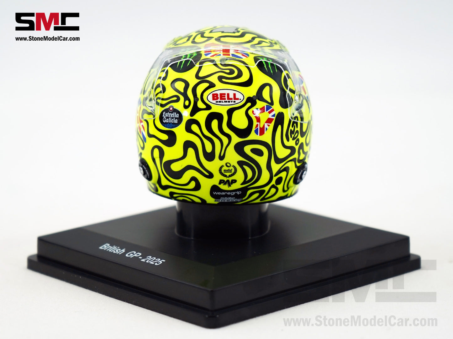 McLaren F1 MCL39 #4 Lando Norris British GP Winner 2025 World Champion Spark 1:5 Helmet