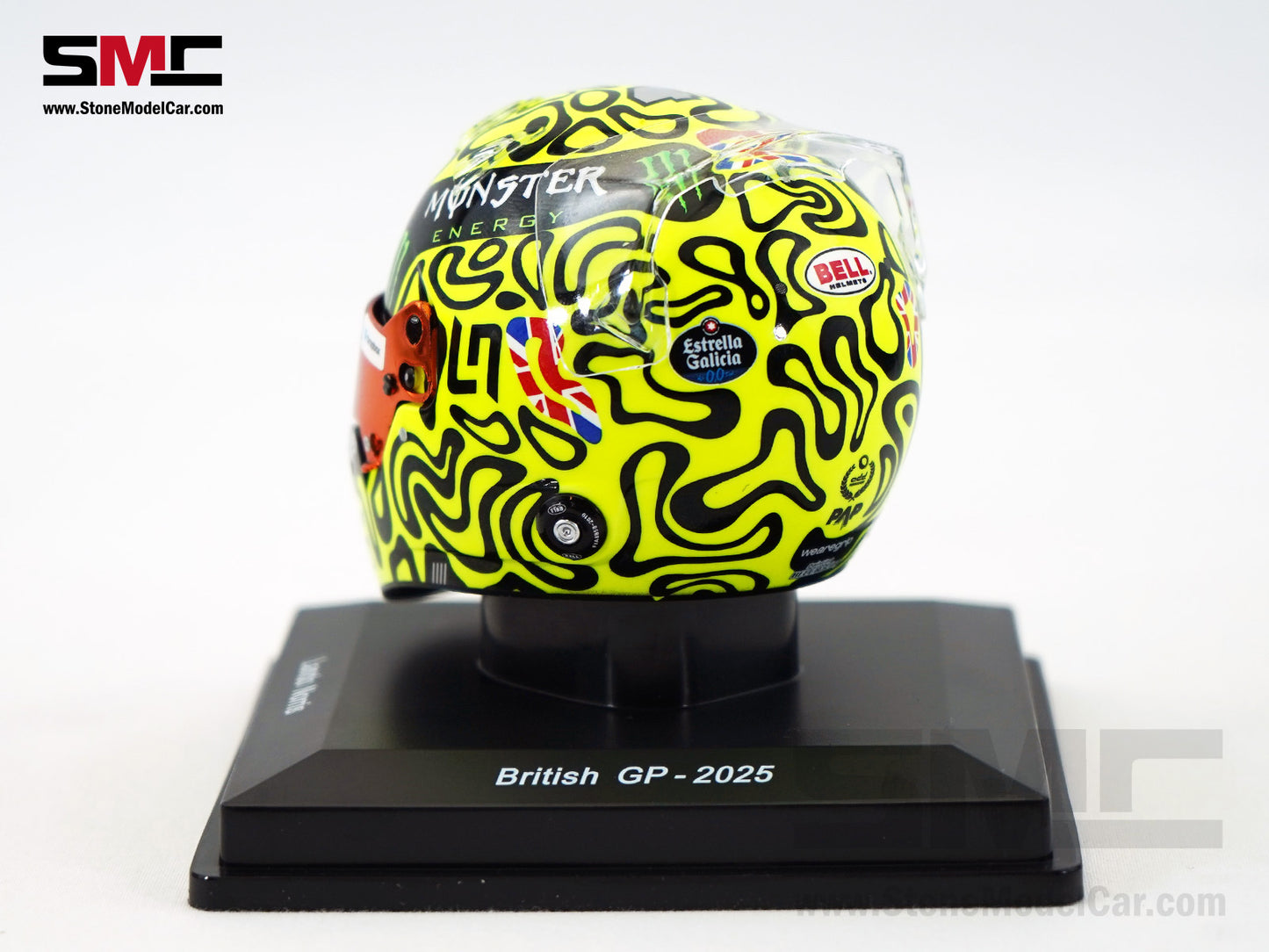 McLaren F1 MCL39 #4 Lando Norris British GP Winner 2025 World Champion Spark 1:5 Helmet