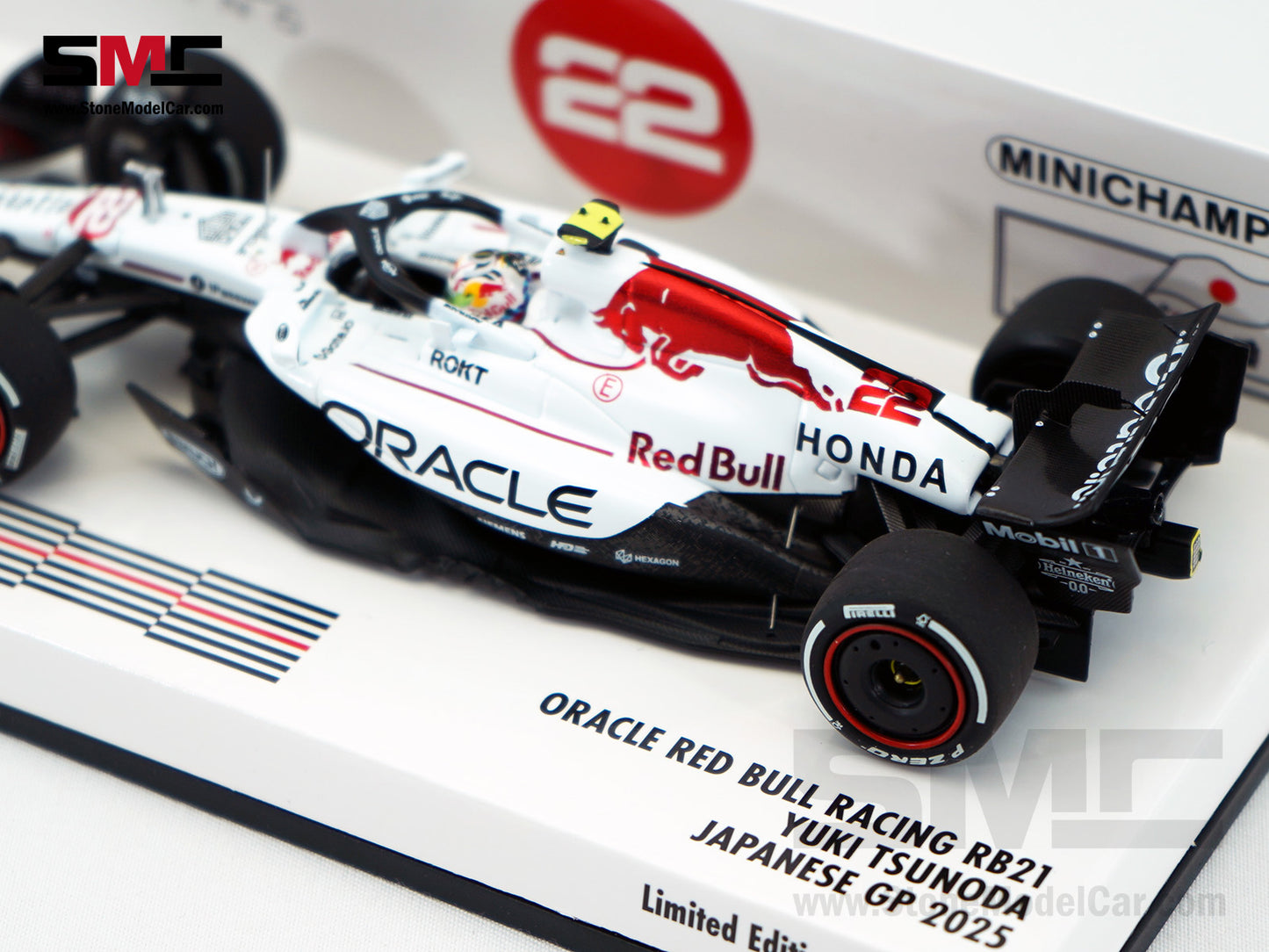 Red Bull F1 RB21 #22 Yuki Tsunoda Japanese GP 2025 Home Race 1:43 MINICHAMPS