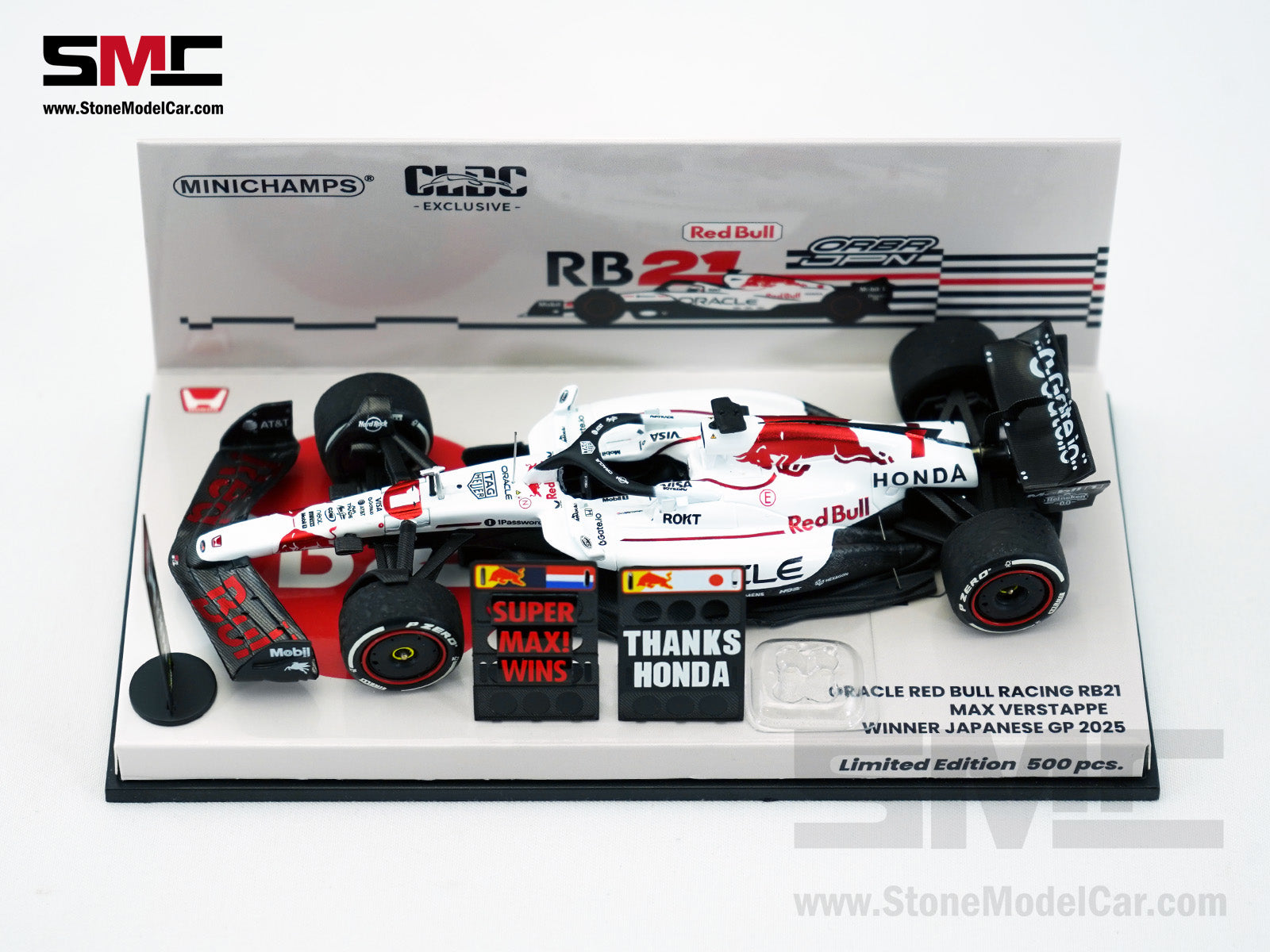 Red Bull F1 RB21 #1 Max Verstappen Japanese GP Winner 2025 1:43