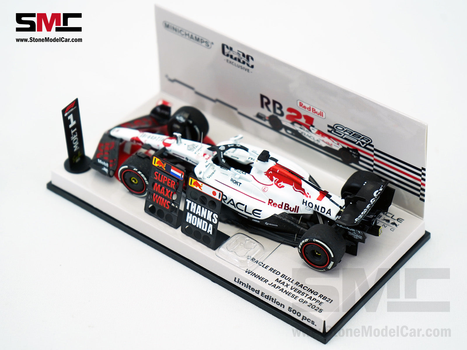 Red Bull F1 RB21 #1 Max Verstappen Japanese GP Winner 2025 1:43