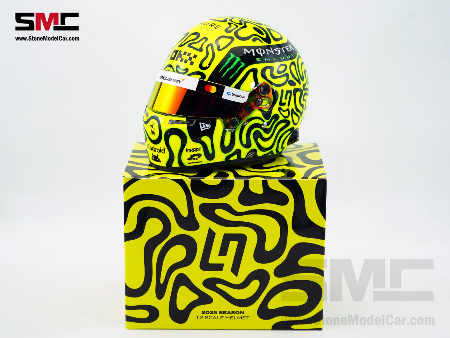 McLaren F1 MCL39 #4 Lando Norris Australia GP Winner 2025 World Champion BELL 1:2 Helmet