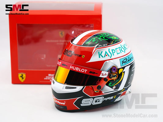 Ferrari F1 SF90 #16 Charles Leclerc USA Austin, Brail GP 2019 BELL 1:2 Miniature Helmet
