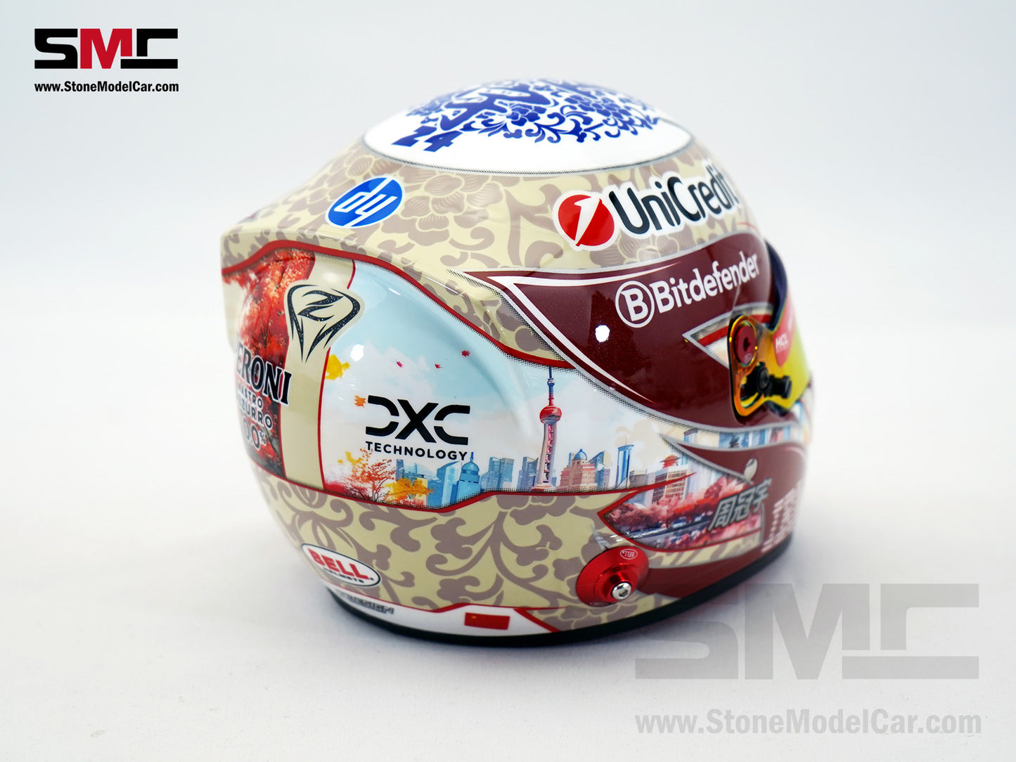Ferrari HP F1 SF-25 #24 Zhou Guanyu Test Driver Season 2025 BELL 1:2 Miniature Helmet