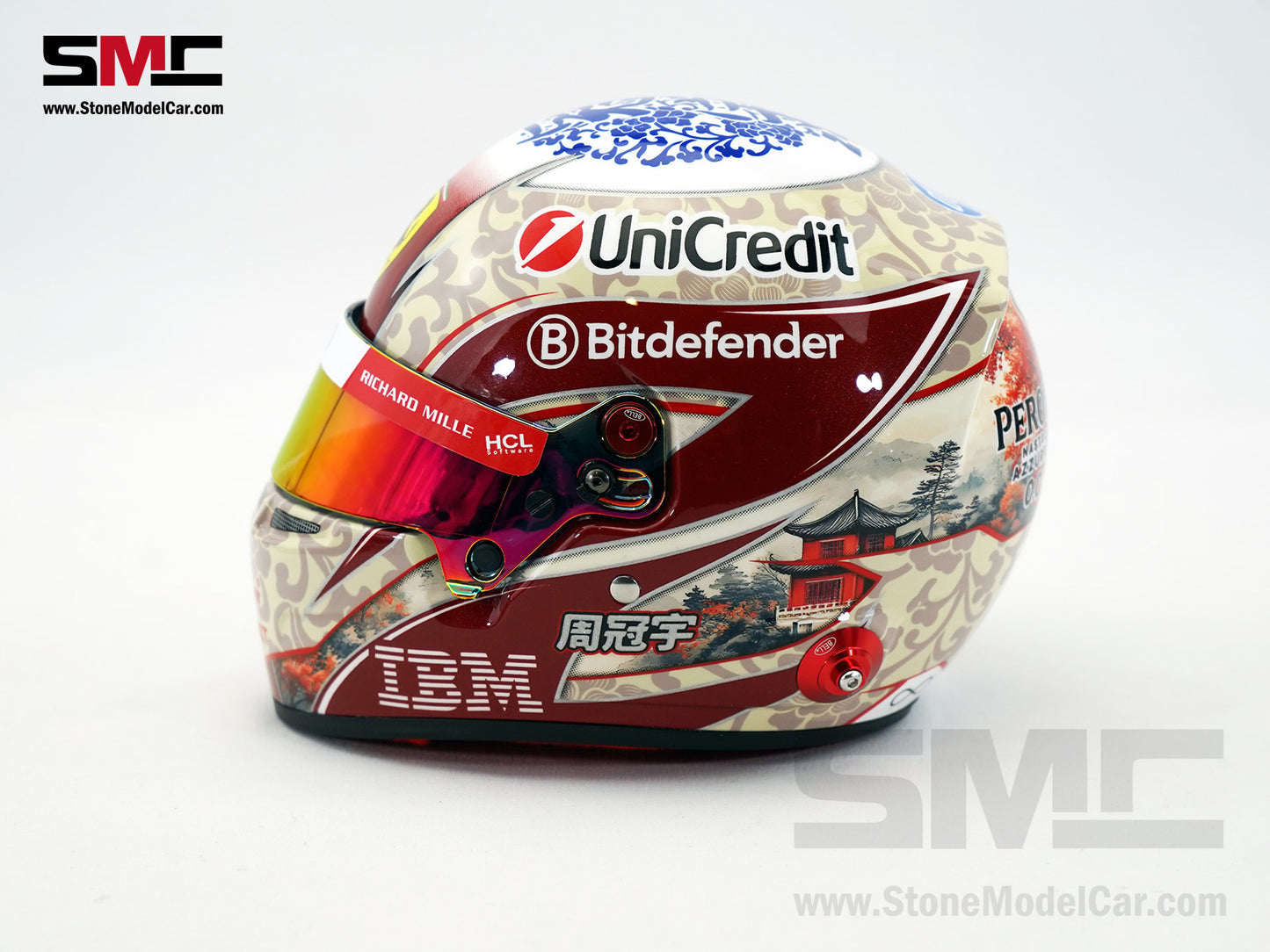Ferrari HP F1 SF-25 #24 Zhou Guanyu Test Driver Season 2025 BELL 1:2 Miniature Helmet