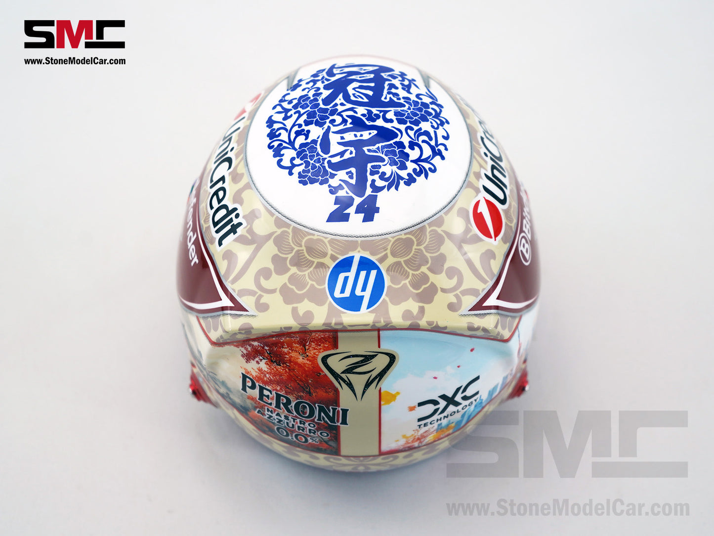 Ferrari HP F1 SF-25 #24 Zhou Guanyu Test Driver Season 2025 BELL 1:2 Miniature Helmet