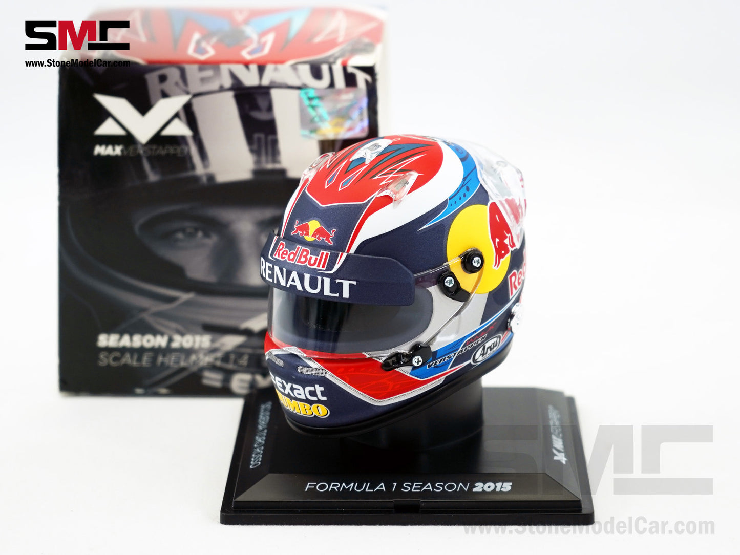 Toro Rosso STR10 #33 Max Verstappen Season 2015 Malaysia GP F1 Youngest Point Arai 1:4 Helmet