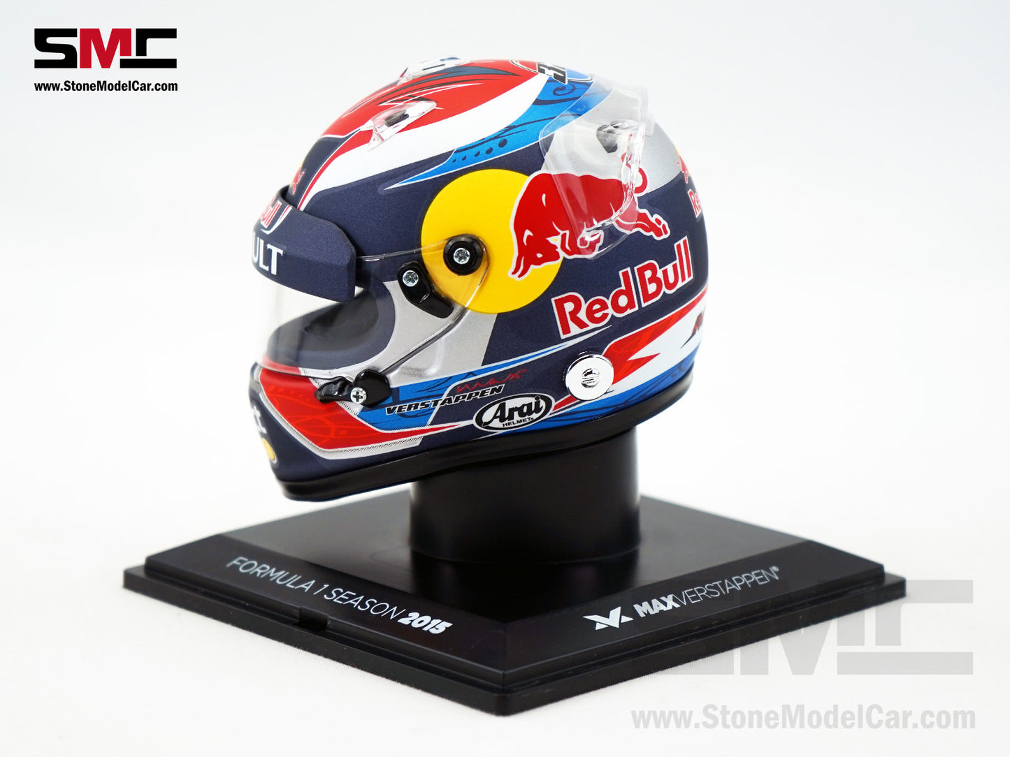 Toro Rosso STR10 #33 Max Verstappen Season 2015 Malaysia GP F1 Youngest Point Arai 1:4 Helmet