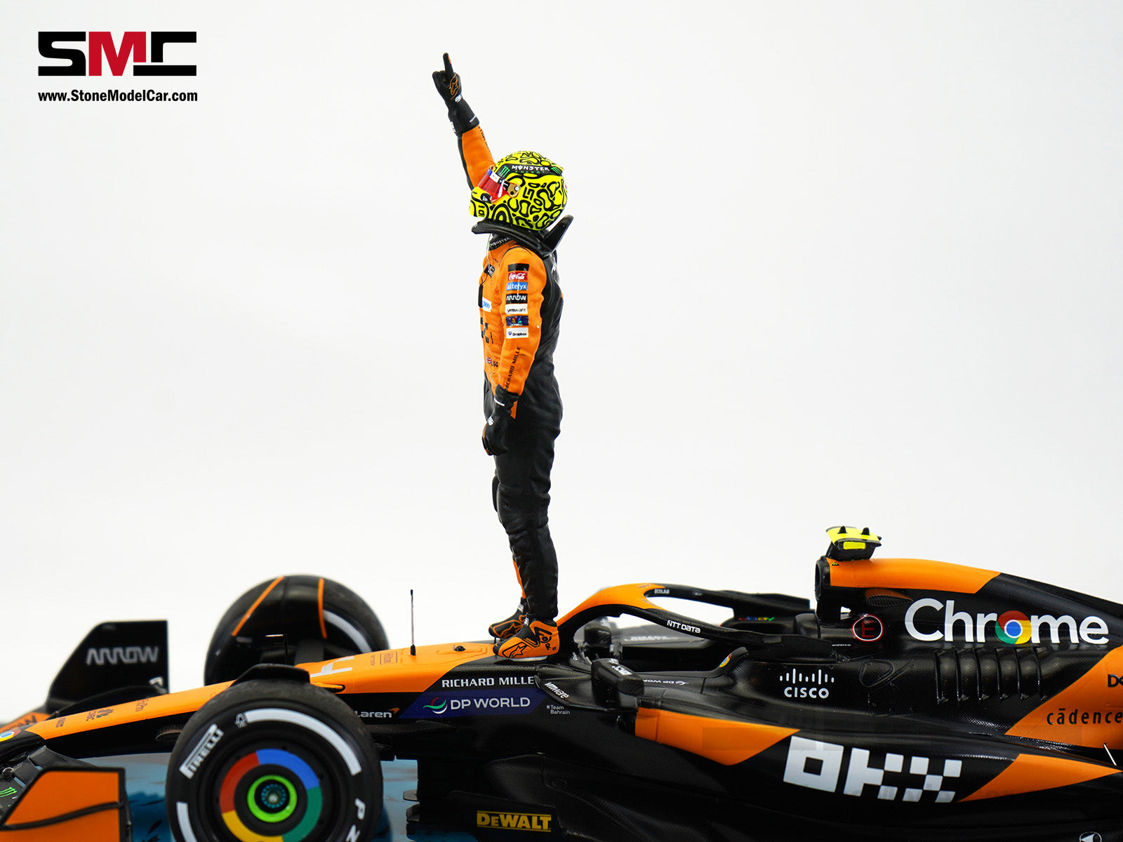 McLaren F1 MCL38 #4 Lando Norris Miami GP 2024 1st Career Win 1:18