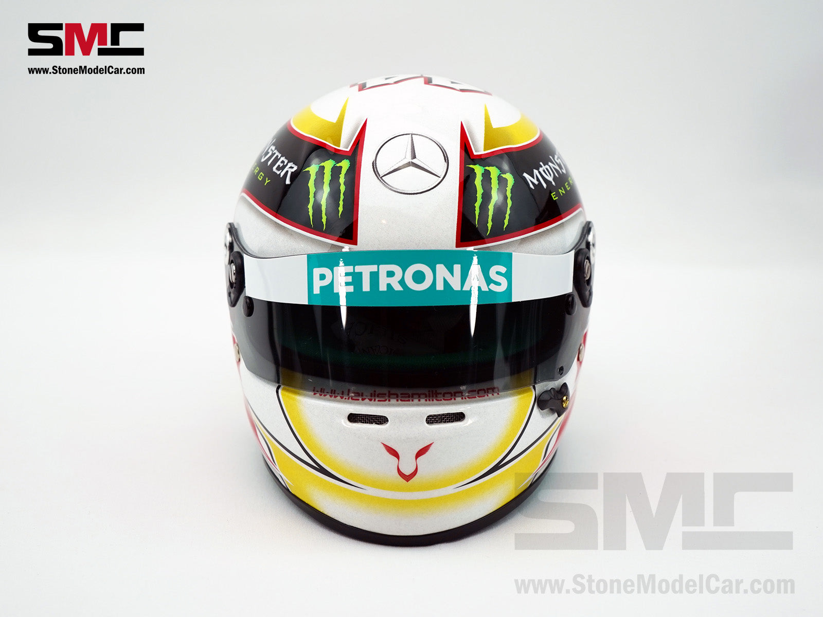 Mercedes AMG F1 W05 #44 Lewis Hamilton 2014 2x World Champion 1:2 Arai Miniature Helmet