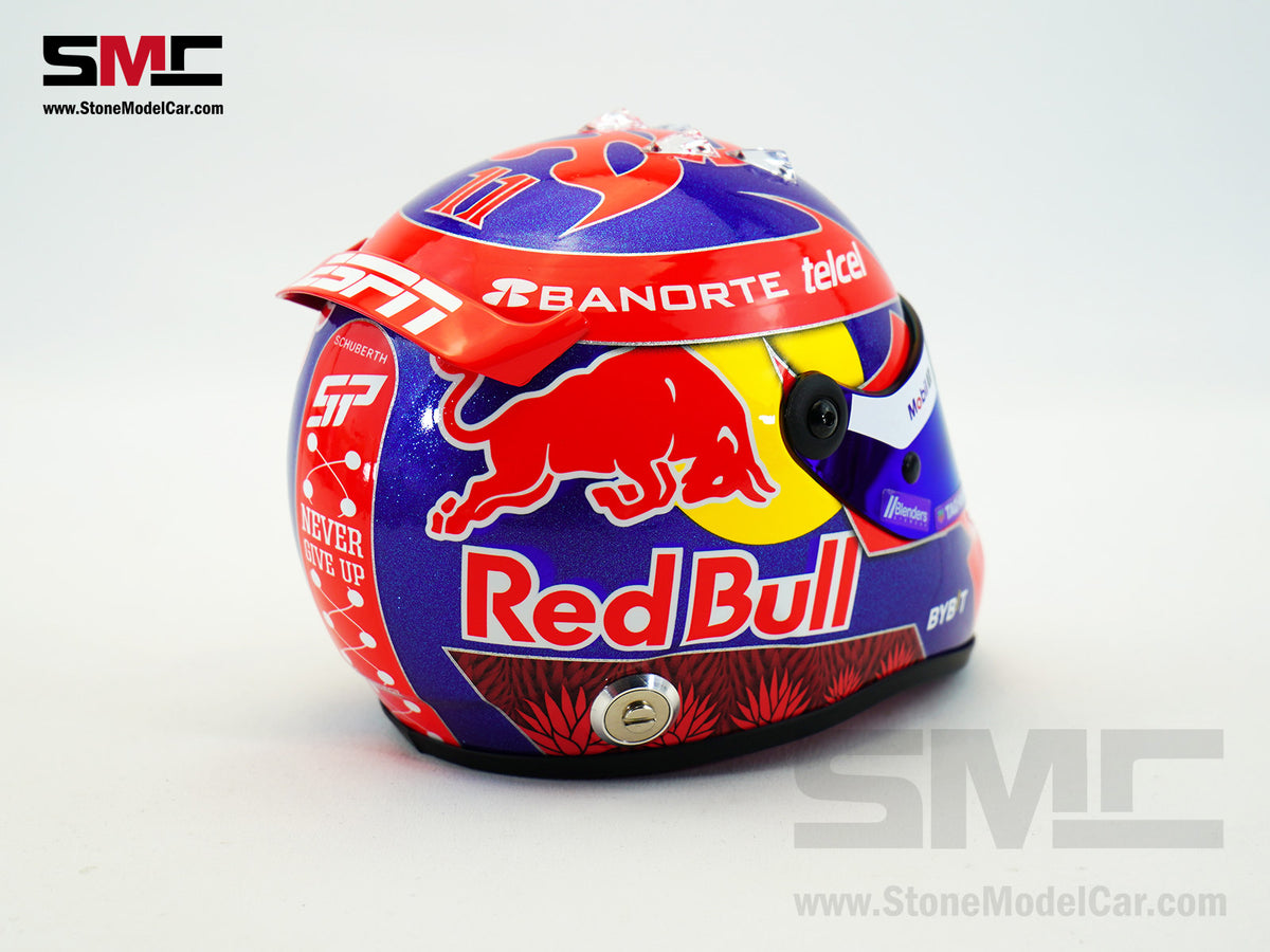 Red Bull F1 RB20 #11 Sergio Perez Mexico GP 2024 Home Race 1:2 Miniature Helmet Schuberth