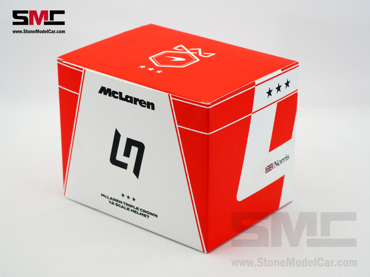 McLaren F1 MCL60 #4 Lando Norris 9th Monaco GP 2023 Special Livery BELL 1:2 Miniature Helmet