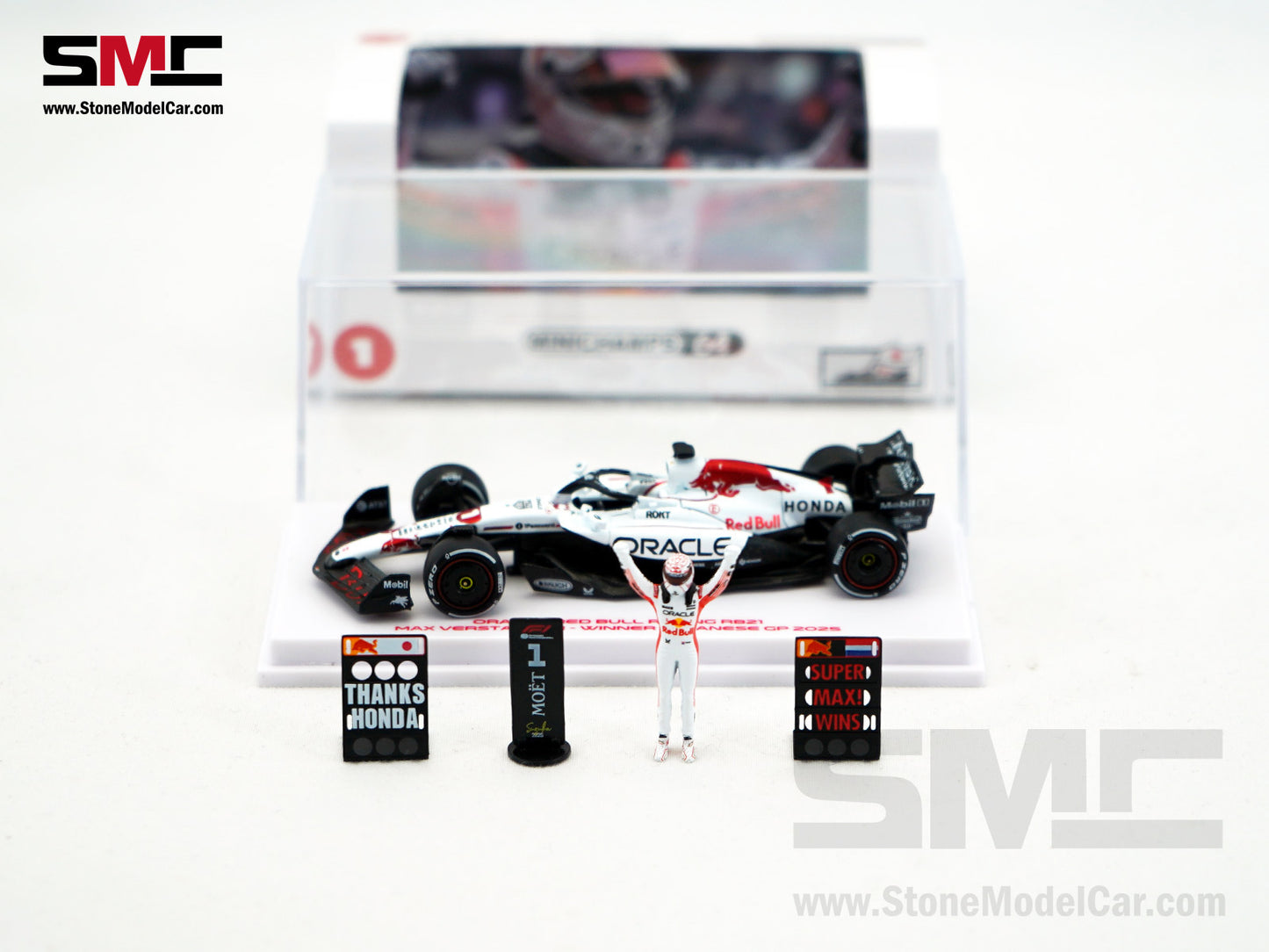 Red Bull F1 RB21 #1 Max Verstappen Japanese GP Winner 2025 1:64 MINICHAMPS CLDC Edition
