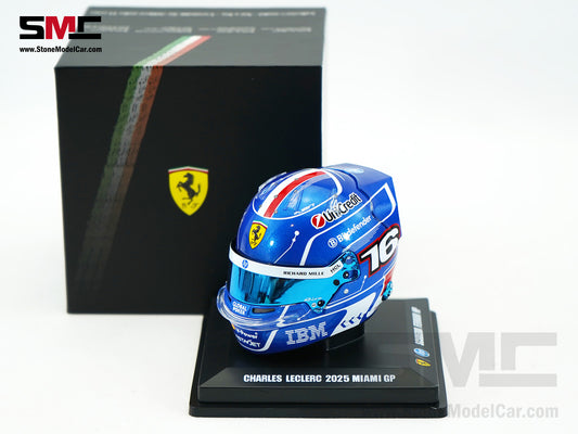 Ferrari HP F1 SF-25 #16 Charles Leclerc Miami GP 2025 Looksamrt 1:5 BELL Helmet