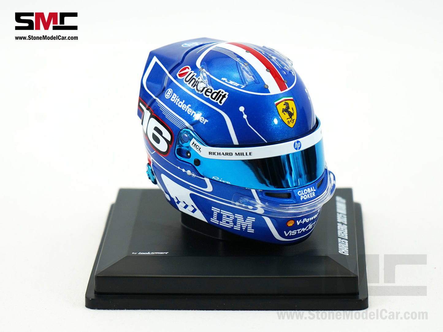 Ferrari HP F1 SF-25 #16 Charles Leclerc Miami GP 2025 Looksmart 1:5 BELL Helmet