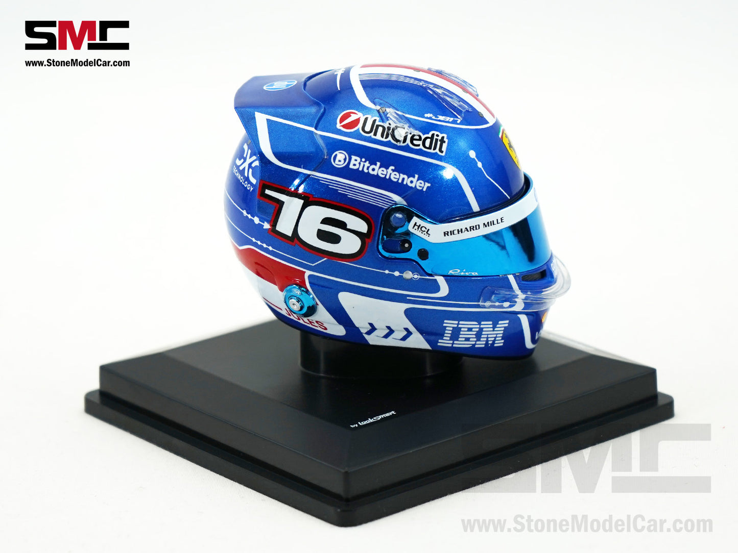Ferrari HP F1 SF-25 #16 Charles Leclerc Miami GP 2025 Looksmart 1:5 BELL Helmet