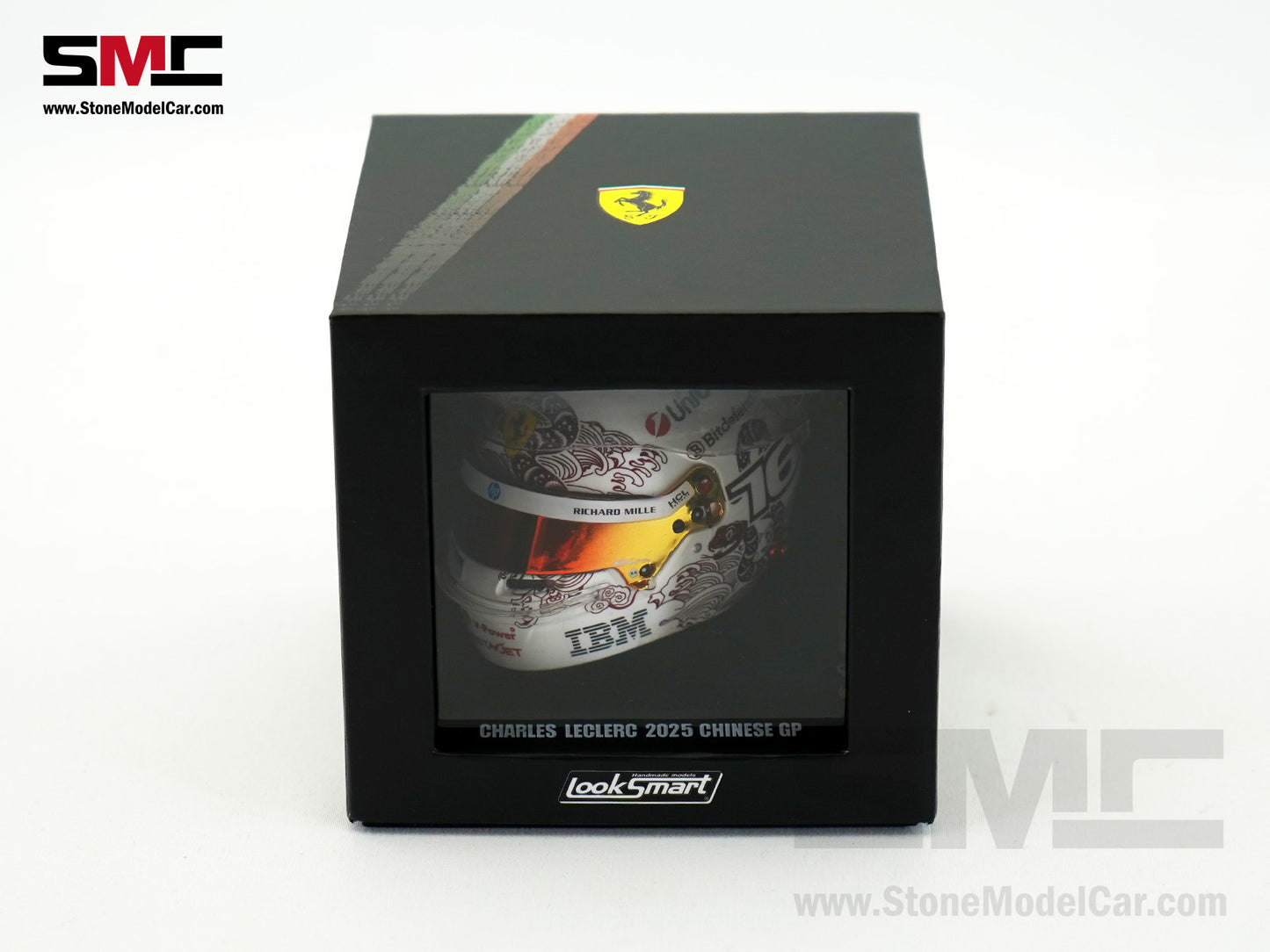 Ferrari HP F1 SF-25 #16 Charles Leclerc Chinese GP 2025 Looksmart 1:5 BELL Helmet