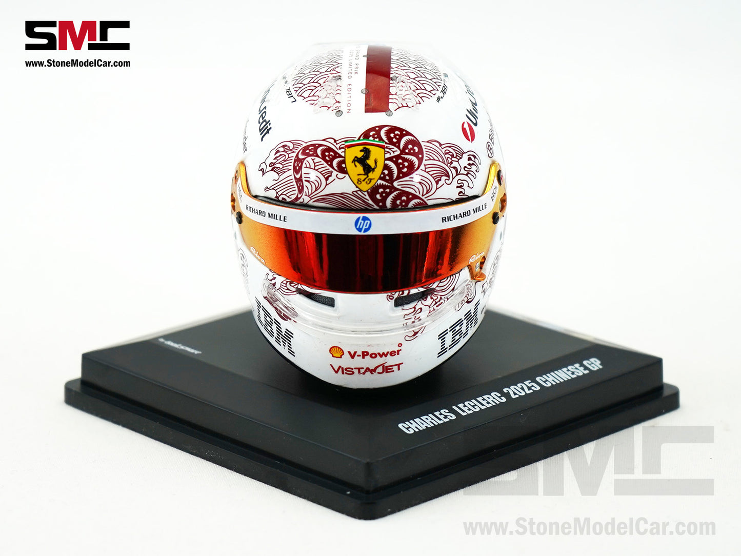 Ferrari HP F1 SF-25 #16 Charles Leclerc Chinese GP 2025 Looksmart 1:5 BELL Helmet