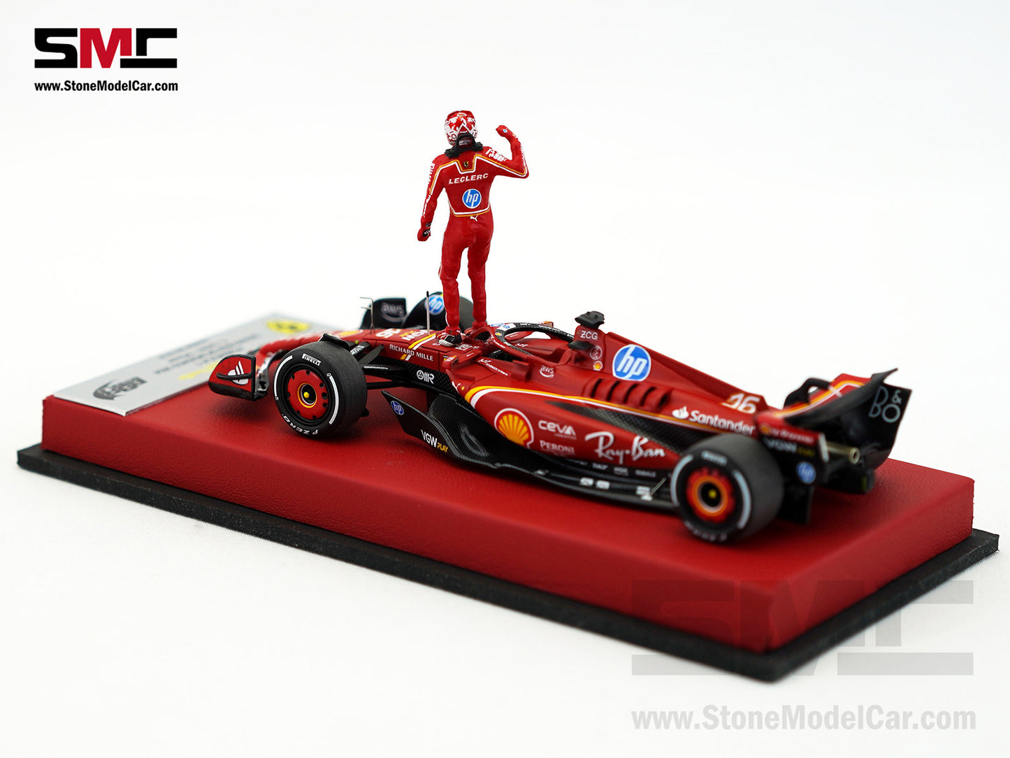 Ferrari F1 SF-24 #16 Charles Leclerc Winner Monaco GP 2024 BBR 1:43 Special Edition