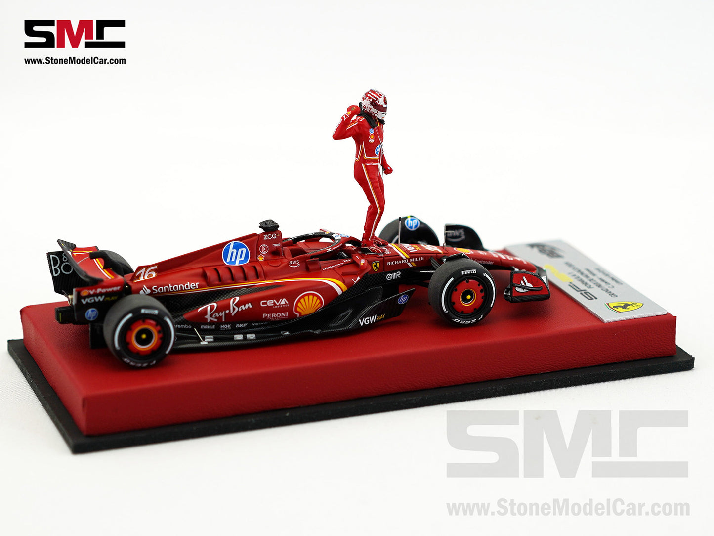 Ferrari F1 SF-24 #16 Charles Leclerc Winner Monaco GP 2024 BBR 1:43 Special Edition