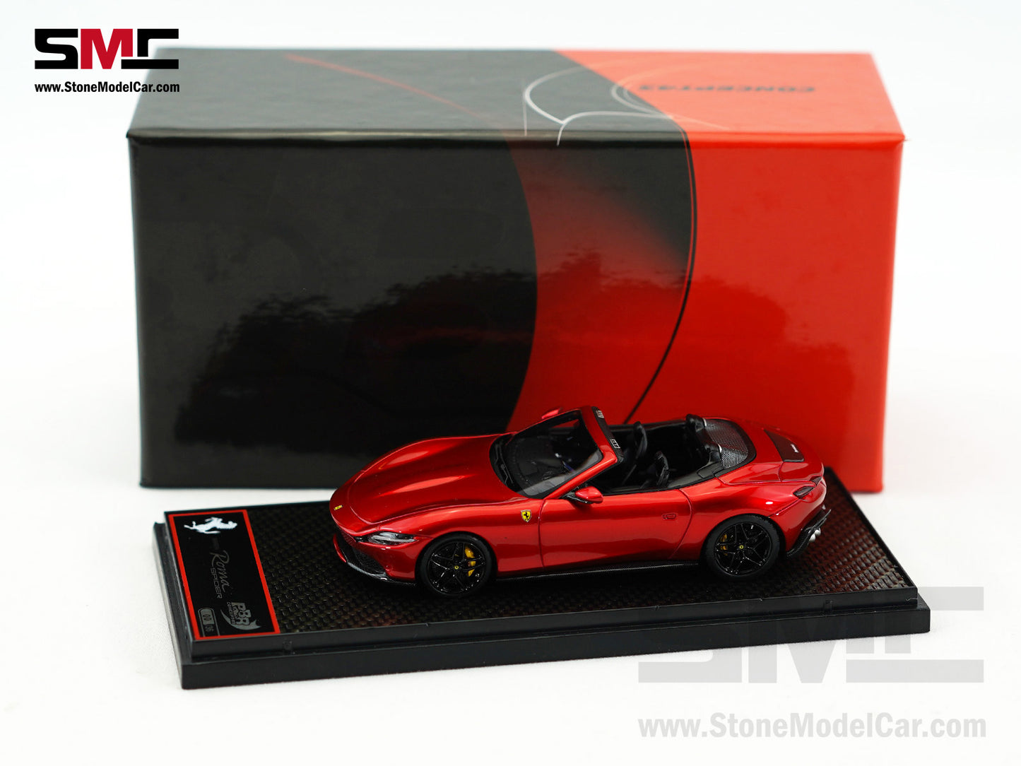 Ferrari Roma Spider Open Roof - Rosso Enzo Red Metallic BBR 1:43 BBRC282SU33