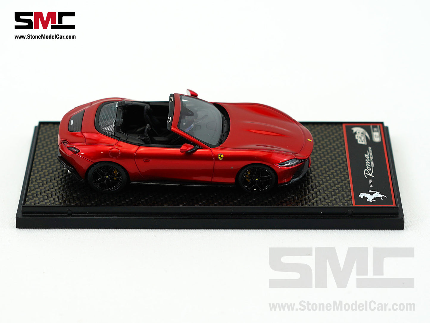 Ferrari Roma Spider Open Roof - Rosso Enzo Red Metallic BBR 1:43 BBRC282SU33
