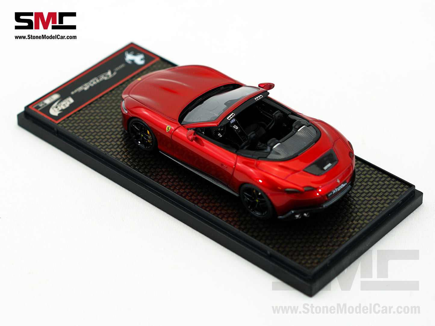 Ferrari Roma Spider Open Roof - Rosso Enzo Red Metallic BBR 1:43 BBRC282SU33