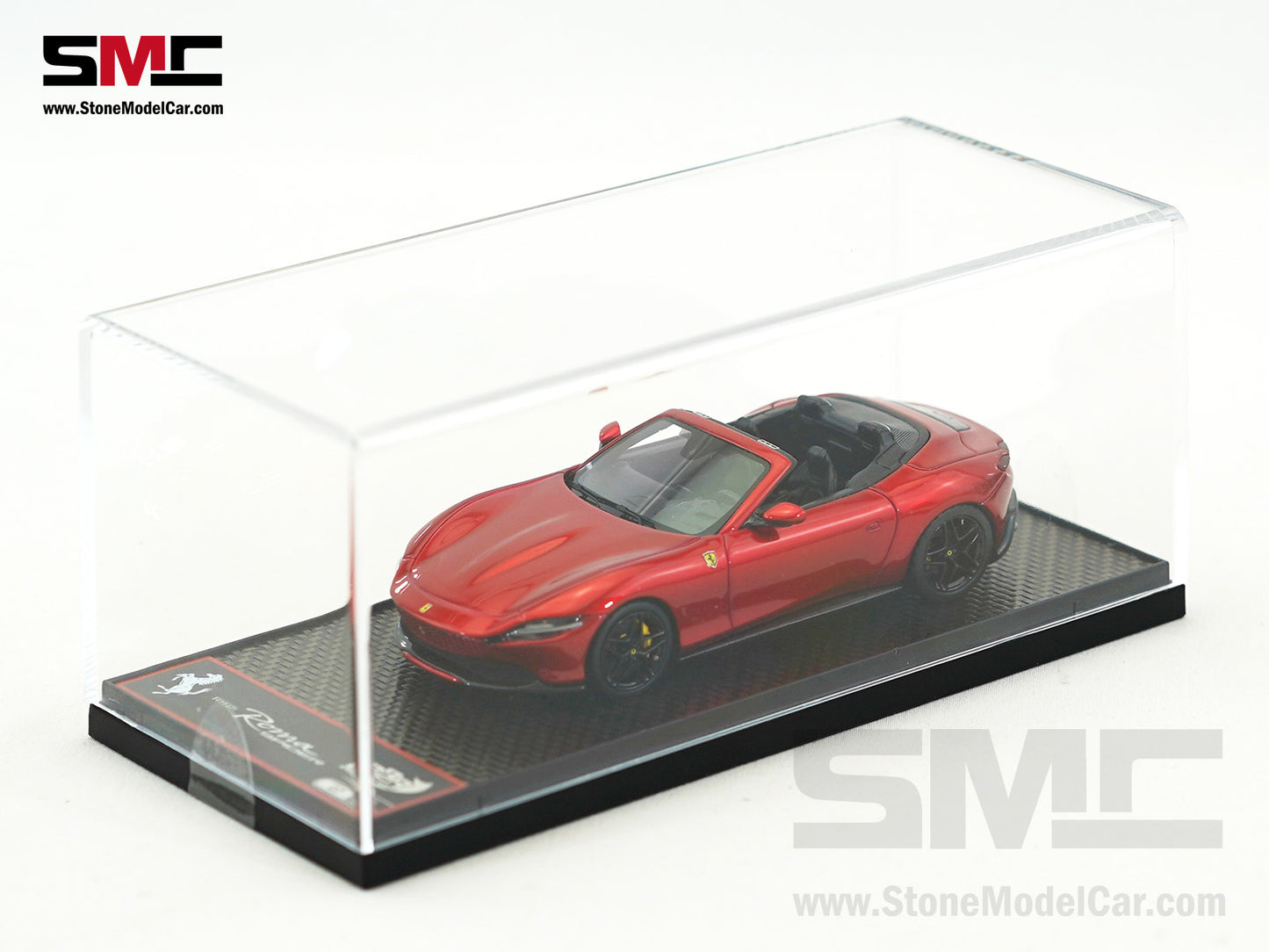 Ferrari Roma Spider Open Roof - Rosso Enzo Red Metallic BBR 1:43 BBRC282SU33
