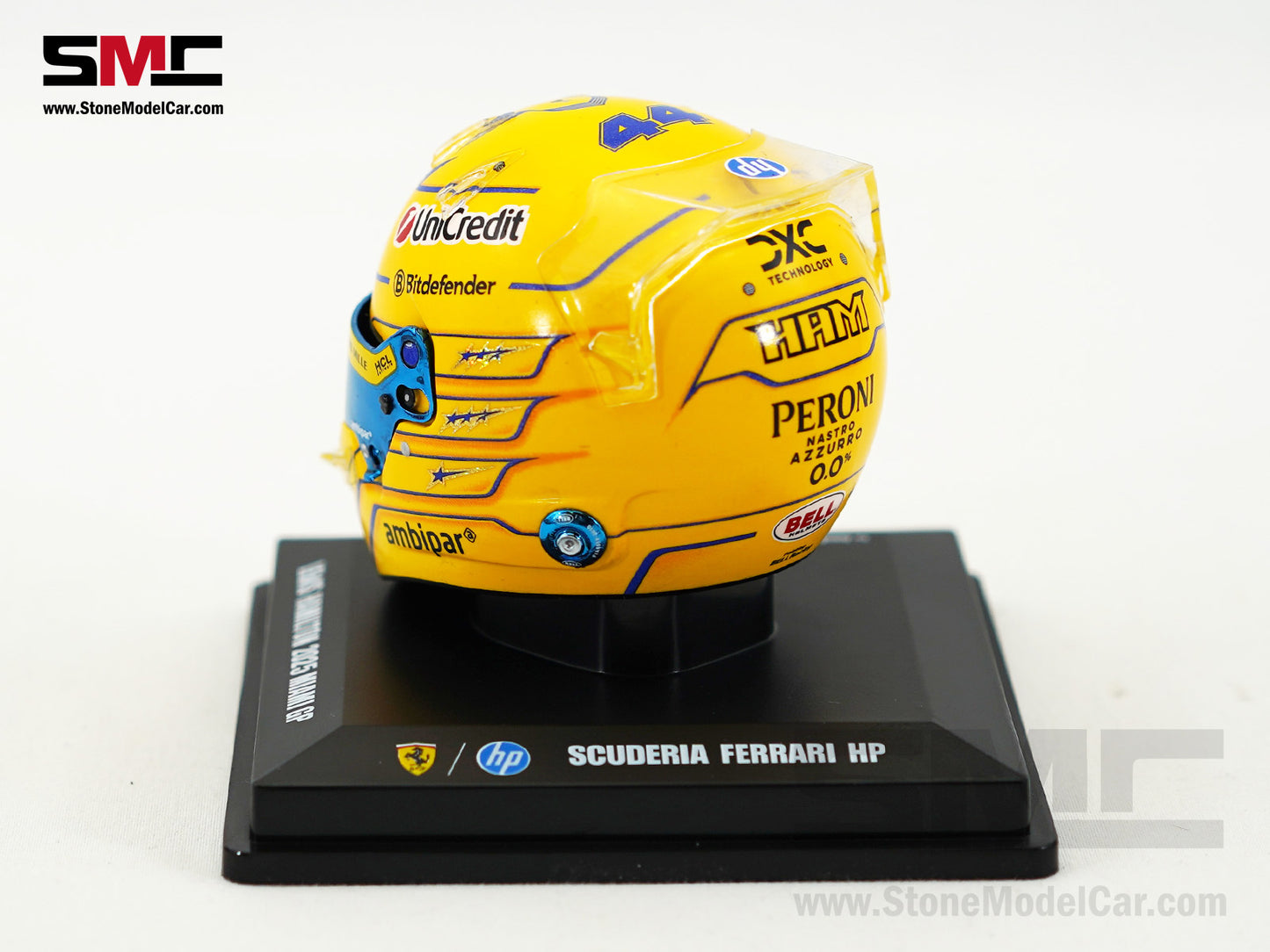 Ferrari HP F1 SF-25 #44 Lewis Hamilton Miami GP 2025 Looksmart 1:5 BELL Helmet