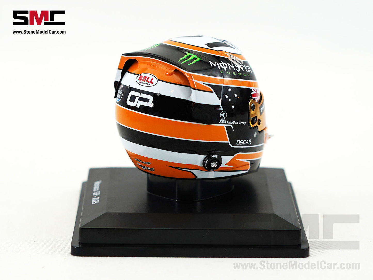 McLaren F1 MCL39 #81 Oscar Piastri Monaco GP 2025 Special Livery Spark 1:5 Helmet