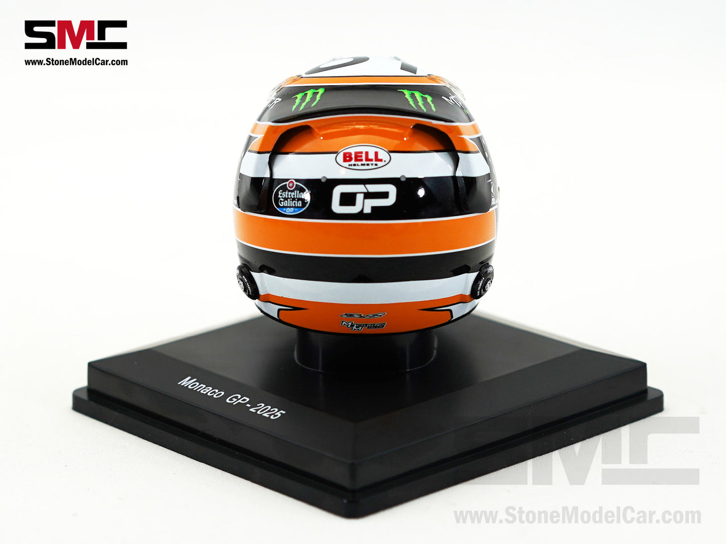 McLaren F1 MCL39 #81 Oscar Piastri Monaco GP 2025 Special Livery Spark 1:5 Helmet