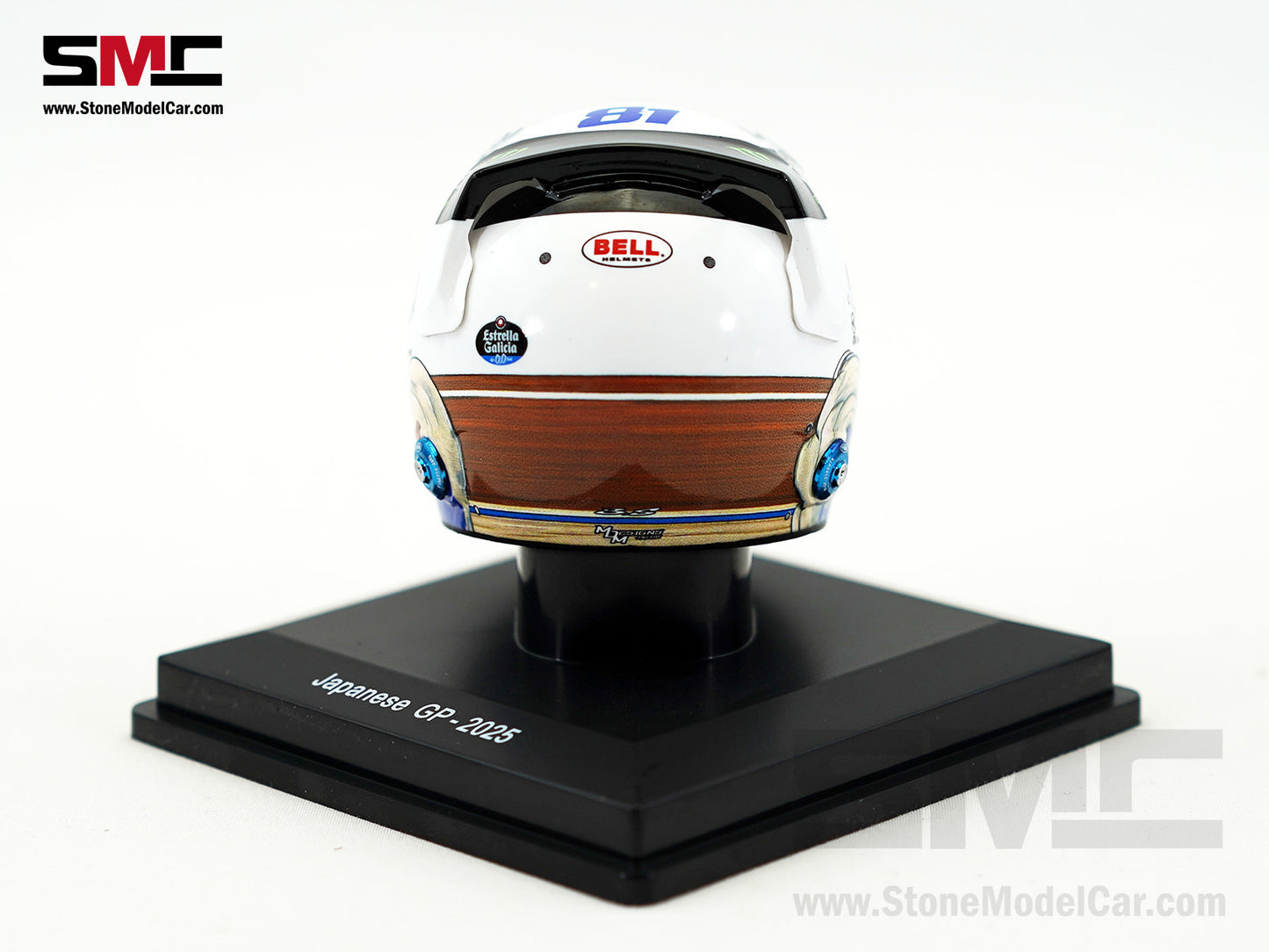 McLaren F1 MCL39 #81 Oscar Piastri Japanese GP 2025 Special Livery Spark 1:5 Helmet