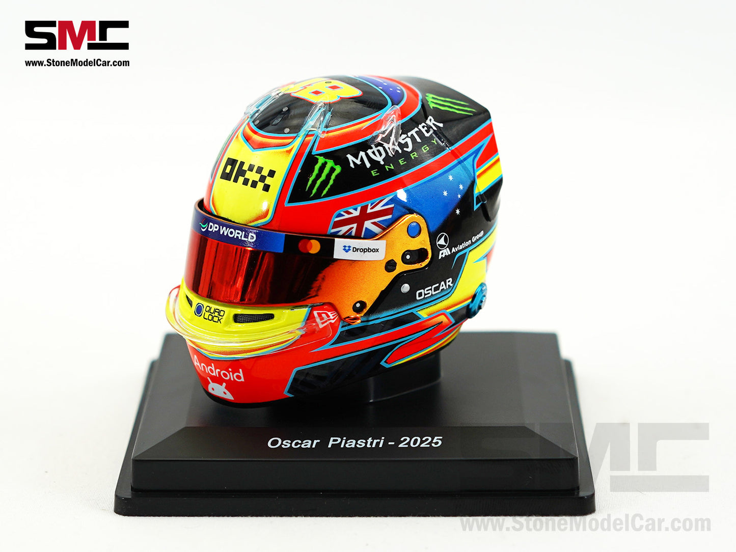 McLaren F1 MCL39 #81 Oscar Piastri Season 2025 Chinese GP Winner Spark 1:5 Helmet