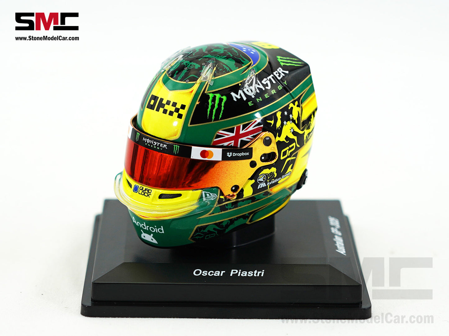 McLaren F1 MCL39 #81 Oscar Piastri Australia GP 2025 Home Race Spark 1:5 Helmet