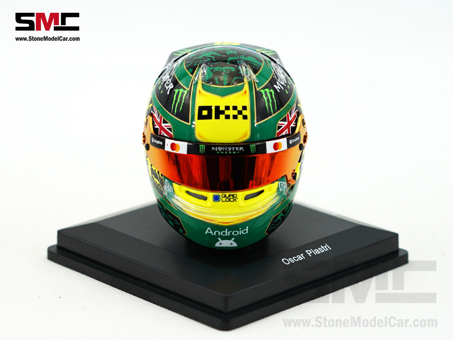 McLaren F1 MCL39 #81 Oscar Piastri Australia GP 2025 Home Race Spark 1:5 Helmet