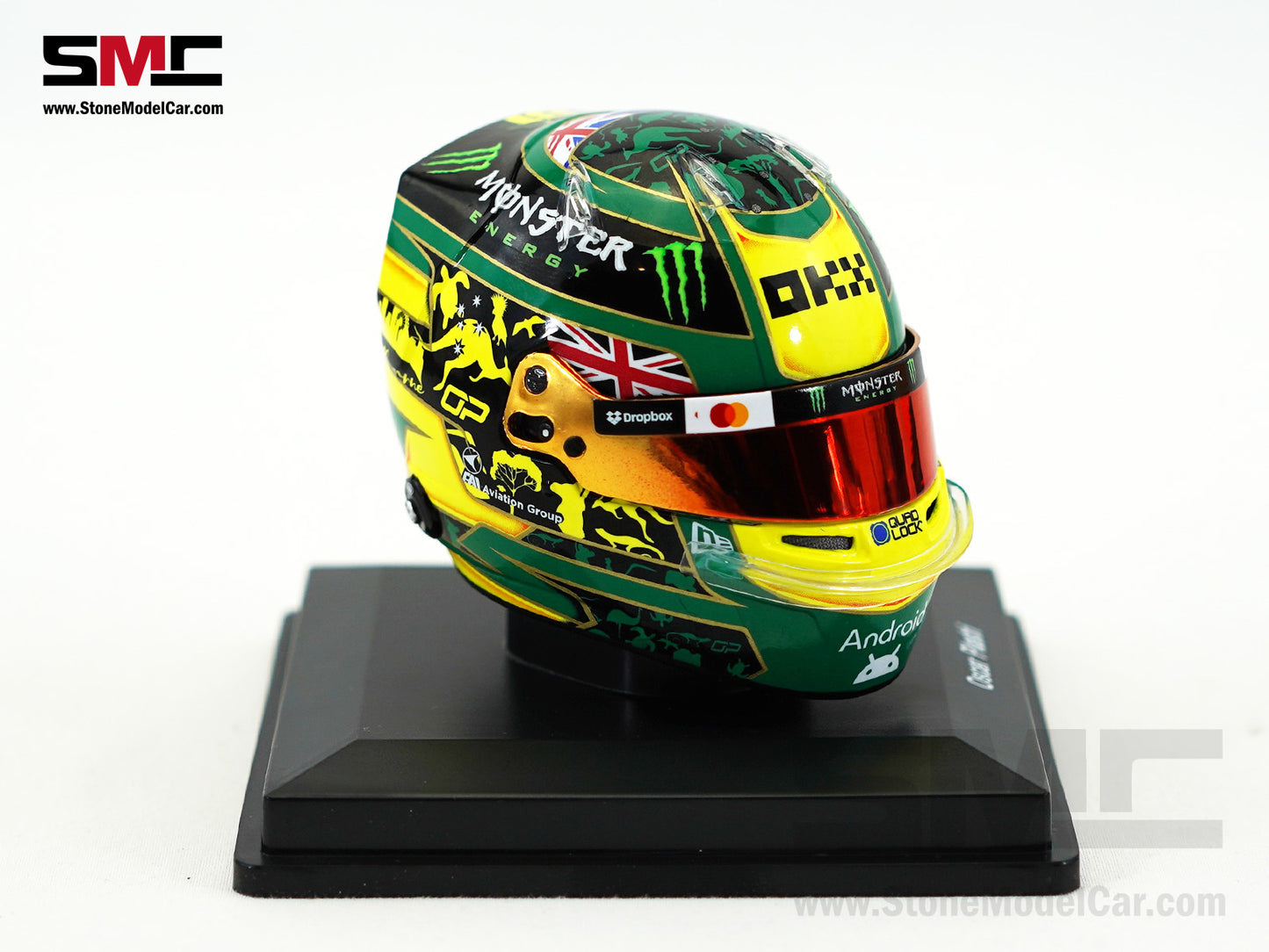 McLaren F1 MCL39 #81 Oscar Piastri Australia GP 2025 Home Race Spark 1:5 Helmet