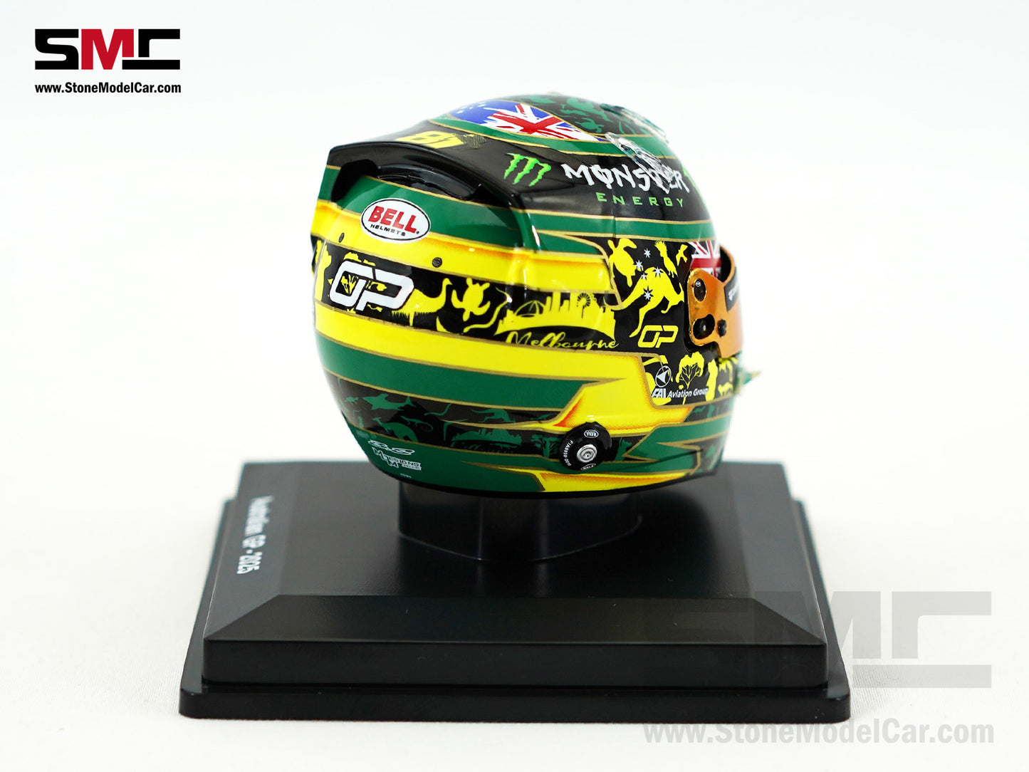 McLaren F1 MCL39 #81 Oscar Piastri Australia GP 2025 Home Race Spark 1:5 Helmet